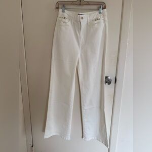 New Maje Embellished high-rise straight-leg jeans - Szie 38/US6